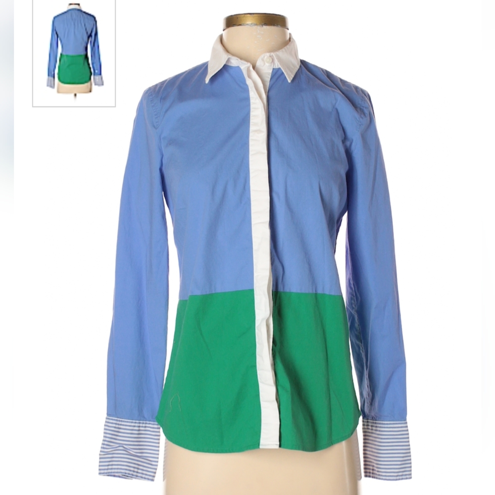 Haberdashery for J. CREW colorblock button up